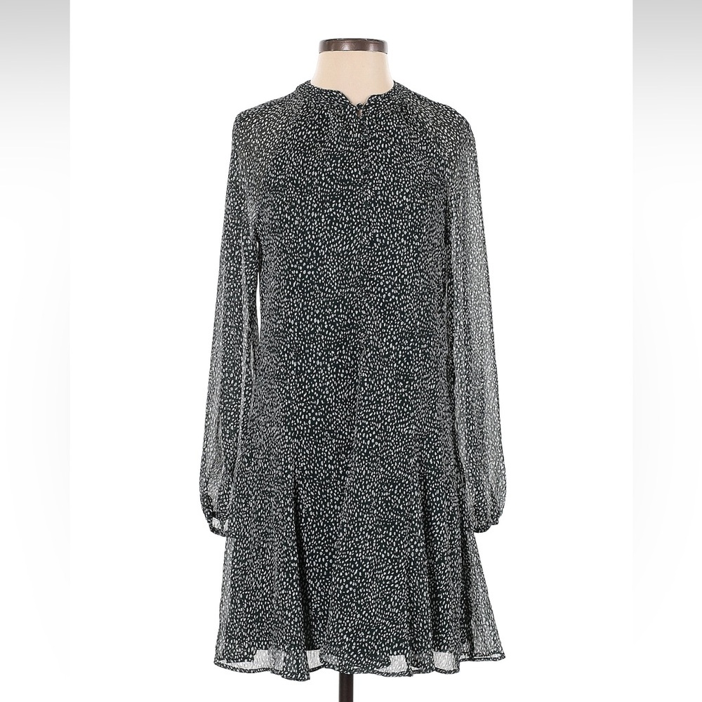 Joie Green Arctic Animal Spot Limited Edition Balloon Sleeve Dress